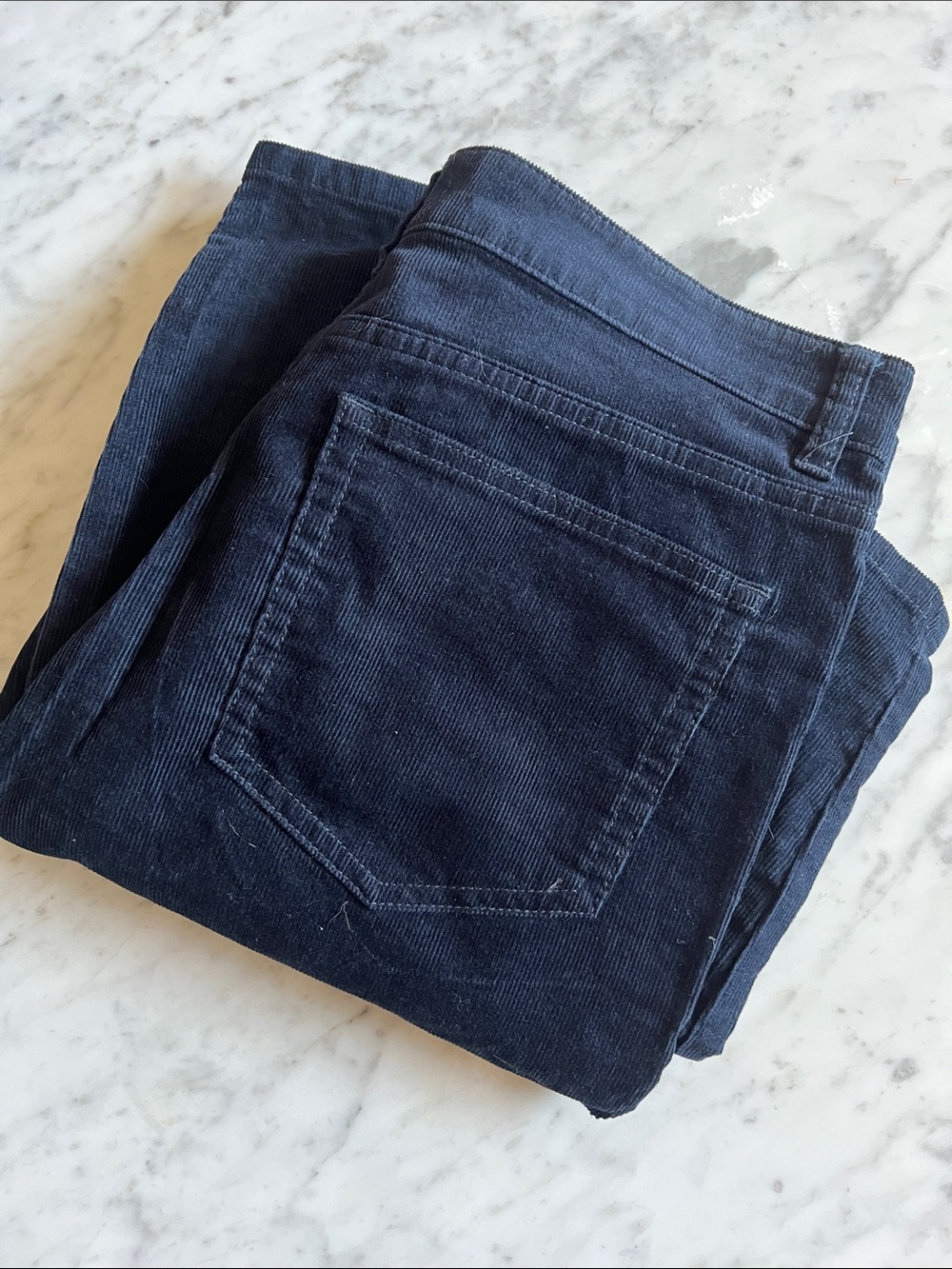 Under 5’10” Brand - Stretch Corduroy 5-Pocket Pants in Navy 33/28 NWT - Picture 3 of 4